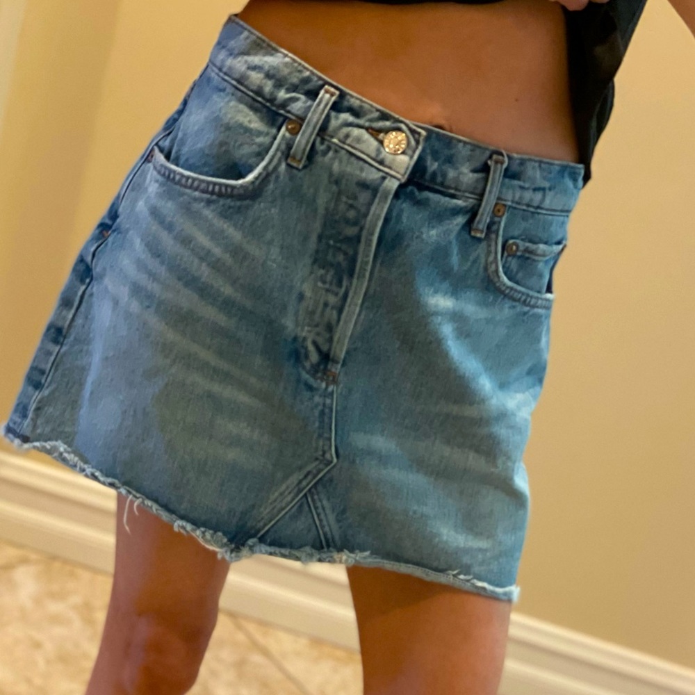 A GOLD E Denim skirt